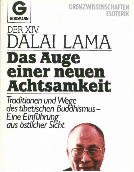 Das Auge einer neuen Achtsamkeit Taschenbuch von Dalai Lama - GEBRAUCHT