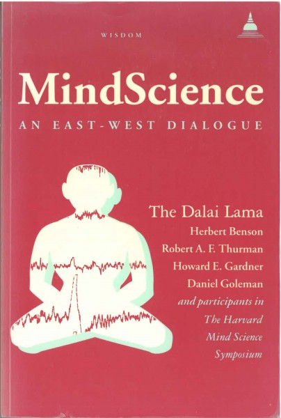 MindScience, An East-West Dialogue von Dalai Lama u.a. - GEBRAUCHT